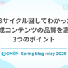 13サイクル回してわかった、AI生成コンテンツの品質を高める3つのポイント
