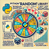 ランダムデータ操作のためのPythonのrandomライブラリ