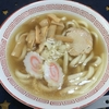 主夫のお昼ご飯。 「ラーメン風うどん」  ～ お鍋の〆は なに派？