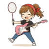 🏸LINEスタンプ「バドミントンしよう part1」発売中です！