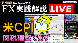  FX実践解説、6月米CPI「関税確認できず、ドル円急騰」 （2025年7月15日)