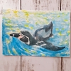 水彩画314枚目｢すいすいペンギンさん｣