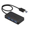 iBUFFALO USB3.0ハブ 4ポートタイプ マグネット付 ブラック 【PlayStation4,PS4 動作確認済】 BSH4U22U3BK