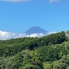 初めて見えた富士山