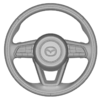 マツダが「CX-60と同じデザインのステアリング」に関する意匠登録を米国でも取得、CX-70/CX-90に採用が有力？