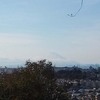 松ノ内公園馬の背遊歩道の富士山