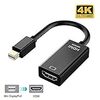 Mini DisplayPort HDMI変換ケーブル Mini DP HDMI 変換 アダプタ Thunderbolt DP to HDMI HDTV変換アダプター TV ディスプレイ HDMI 変換 Macbook Macbook Air Mac Mini Microsoft Surface Pro ThinkPad X1などに対応 (Mini DisplayPort)