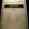 AKIHIDE
Premium Night Show 2019 -月光の旅団-
at ビルボードライブ大阪 2nd