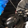 バイク整備 オイルキャッチタンクのホース交換