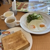 「モーニング巡り」中です。　ガストに行ってみるとドリンクバー・スープバー付でコスパが非常に良いですね。