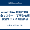 would like の使い方を完全マスター！丁寧な依頼と願望を伝える英語表現