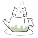 ロシアンブルーの雑種猫
