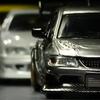【モデルインプレッション】 CM Model 1/64 - Mitsubishi Lancer Evolution IX Widebody (Silver)