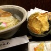 鳥天とかけうどん