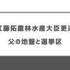 江藤拓農林水産大臣の更迭：父の地盤と選挙区の未来を揺るがす発言 