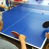 子供も参戦！！情け容赦ない打ち合いに！〜卓球バレー