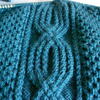 【棒針編み】アラン模様のスヌード・編みはじめ