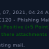 LetsDefend level 1 alert SOC120 - Phishing Mail Detected - Internal to Internal event-id 52