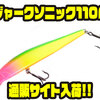 【ウォーターランド】喰わせを意識したローリングアクションを発生させるルアー「ジャークソニック110F」通販サイト入荷！