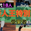 【総勢18人】新人特別表彰の受賞者のまとめ【前編】