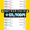 運用報告⭐️2021年6月10日(木)