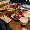 UCLAのコンベンションホールでの昼食