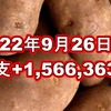 2022年9月26日週の収支は +1,566,363円