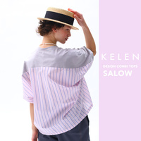 KELEN / ケレン デザインコンビトップス SALOW [LKL24SBL2115]