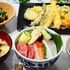 お手軽♪海鮮丼＆惣菜天ぷら♪