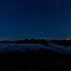 習作星景写真#1　穂高連峰の夜