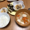 4/8 カレイの煮付けとほうれん草のお好み焼き