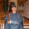 松澤権禰宜は、本日を以て西野神社を定年退職します