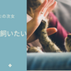 次女が猫を飼いたいと言い出したとき