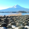 山梨・雪の富士山と河口湖・1月29日