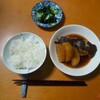 新鮮な鰈を使った簡単な昼のおかず。