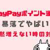 PayPayポイント運用が暴落して全然増えない時の対処法