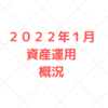 【資産運用　実績公開】２０２２年１月 ほったらかし投資３９か月目の結果報告