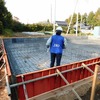 配筋検査と土台敷き