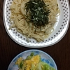 パスタとキャベツの卵炒め