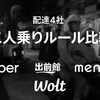 二人乗り配達員はOK？NG？｜Uber・出前館・menu・Woltのルール徹底比較