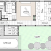 Compact house 考　リビングで大の字になれる家を考える ⑦