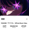 【速報】YOASOBI「アイドル」のMVが邦楽史上最速で1億再生突破