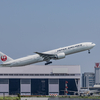 ソラムナード羽田緑地で飛行機撮影