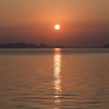 🌅猪苗代湖の夕焼け❗