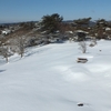 雪の土岳　頂上～下り