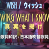 Disney100周年『WISH / ウィッシュ』 ♫Knowing What I Know Now / 真実を掲げ　英語歌詞和訳 / 日本語吹替歌詞 比較記事