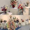 中部地区、粘土のお花（クレイフラワー）の50周年記念展示会開催中。。。。