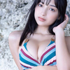 アイドルグループ「SWANTICK（スワンチック）」・百瀬まりなの推定Fカップ美巨乳水着画像