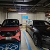【日産サクラ】城山トラストタワ駐車場の200V普通充電