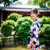 【AI美女】日本庭園を散策する美女